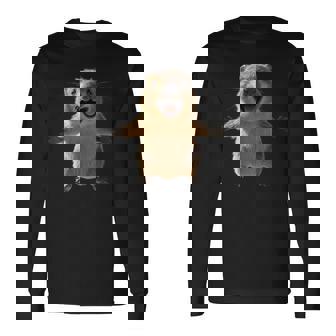 クオッカ・ビー・クオッカ クオッカとハッピー・スマイル 長袖Tシャツ - Kawaiitshirt