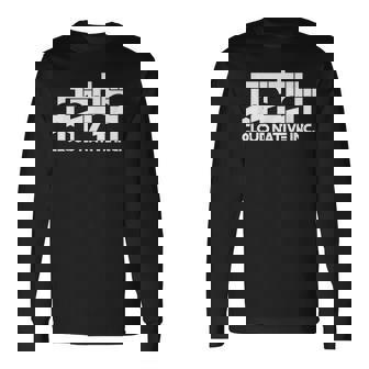 クラウドネイティブ公式 スタンダード ロゴ ホワイト 長袖Tシャツ - Kawaiitshirt