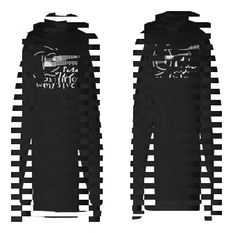 クラシックギターの引用音楽が私の初恋だった 長袖Tシャツ - Kawaiitshirt