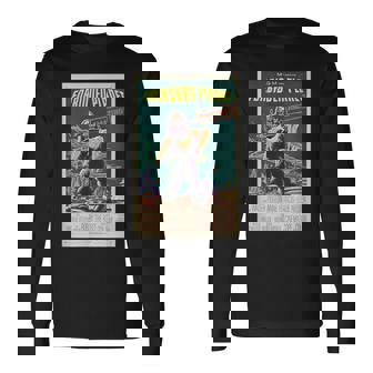 クラシックヴィンテージホラーレトロムービーポスターコレクターズtシャツ 長袖Tシャツ - Kawaiitshirt