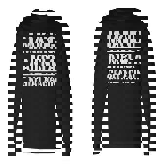 クラシック・メイキング・アメリカを再び偉大に 長袖Tシャツ - Kawaiitshirt