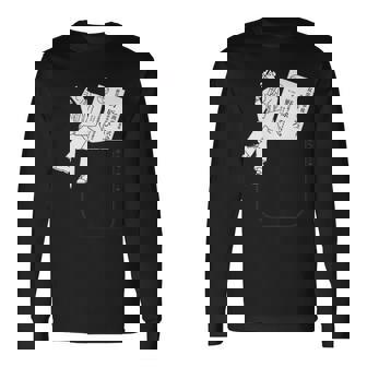 クレヨンしんちゃん ポケット ひろし 長袖Tシャツ - Kawaiitshirt