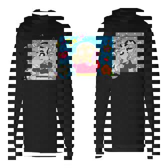 クレヨンしんちゃん 平成ごっこ しんちゃん 長袖Tシャツ - Kawaiitshirt