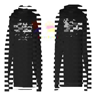 クレヨンしんちゃん 振り向き「ぶりぶり＆しんちゃん＆シロ」 長袖tシャツ 長袖Tシャツ - Kawaiitshirt