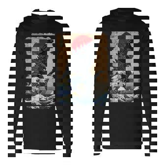 クールなアニメレトロヴィンテージtシャツ日本服スタッフメンズレディース。 長袖Tシャツ - Kawaiitshirt