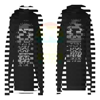 クールなプードル・パパ、父の日 長袖Tシャツ - Kawaiitshirt