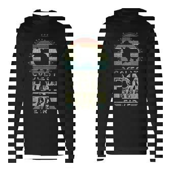 クールなポメラニアン・パパ、父の日 長袖Tシャツ - Kawaiitshirt