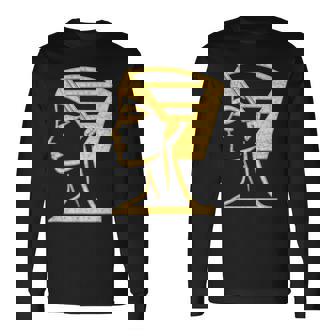 クールクレオパトラ 長袖Tシャツ - Kawaiitshirt