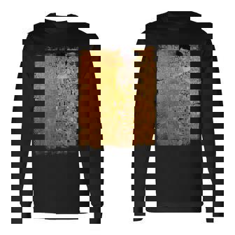 グスタフ・クリムト作「金の女」 名画の数々 長袖Tシャツ - Kawaiitshirt