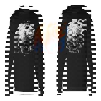 グリズリーベア×ヒグマ 長袖Tシャツ - Kawaiitshirt