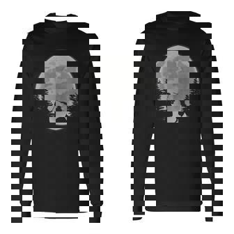 グレート剣道サムライズウィズムーンデザインジャパンウォリアー 長袖Tシャツ - Kawaiitshirt