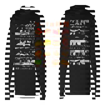 ケーキ 種類 面白いtシャツ おもしろ 食べ物 デザート メンズ 面白い 服 ネタ グッズ 文字tシャツ 長袖Tシャツ - Kawaiitshirt