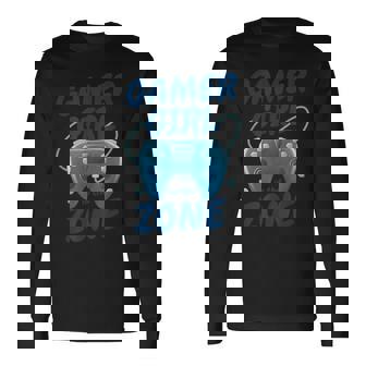 ゲーマー・ガール・イン・ザ・ゾーン 長袖Tシャツ - Kawaiitshirt