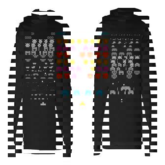 ゲーム愛好家のためのレトロなゲーマー。 長袖Tシャツ - Kawaiitshirt