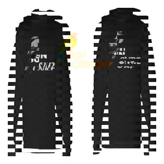 コガネメキシコインコ 鳥 動物 図 バードウォッチング 贈り物 鳥類学者 生物学者 自然科学 長袖Tシャツ - Kawaiitshirt