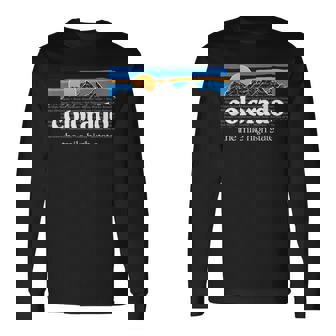 コロラドアンダーグラウンド コロラドマウンテン ヴィンテージ コロラド 長袖Tシャツ - Kawaiitshirt