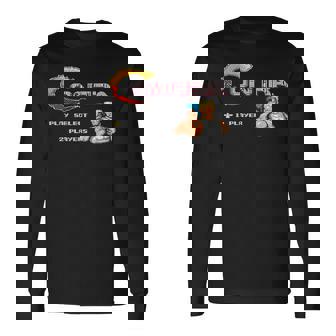 コントラ タイトル スクリーン レトロ ゲーマー ピクセル ウォリアー クラシック ゲーム 長袖Tシャツ - Kawaiitshirt