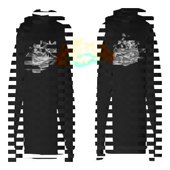 コーギー イヌ 麻雀 面白いtシャツ 犬 文字入り メンズ おもしろ 面白い 服 おもしろグッズ ネタ 雀士 長袖Tシャツ - Kawaiitshirt