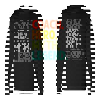 コーチ ヒーロー 神話 伝説 ヴィンテージ ファニー コーチ 長袖Tシャツ - Kawaiitshirt