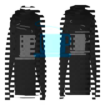 コーヒー、紅茶、カップ 長袖Tシャツ - Kawaiitshirt