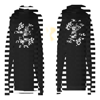 コーヒービーグル犬 長袖Tシャツ - Kawaiitshirt