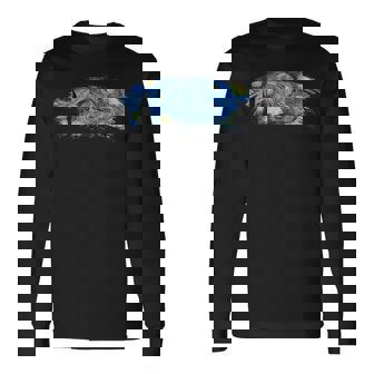 ゴッホ「星月夜」名画 長袖Tシャツ - Kawaiitshirt