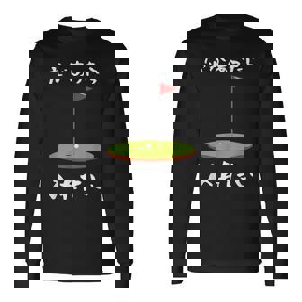 ゴルフ 面白いtシャツ ホール 文字入り メンズ おもしろ 面白い 服 オリジナル おもしろグッズ 文字tシャツ 下ネタ 長袖Tシャツ - Kawaiitshirt