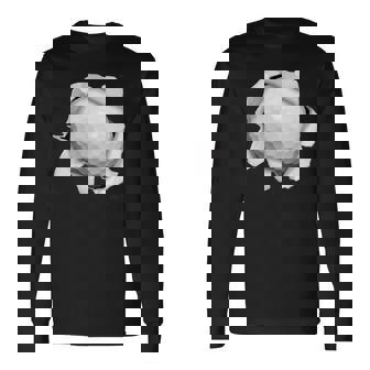 ゴルフ 面白いtシャツ ボール メンズ おもしろ 面白い 服 おもしろグッズ ネタ ゴルフウェア シャツ 胸 長袖Tシャツ - Kawaiitshirt