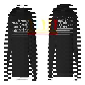 ゴルフ 面白いtシャツ 打ちっ放し メンズ おもしろ 服 練習着 ウェア ネタ 服 カラフル レトロ 長袖Tシャツ - Kawaiitshirt