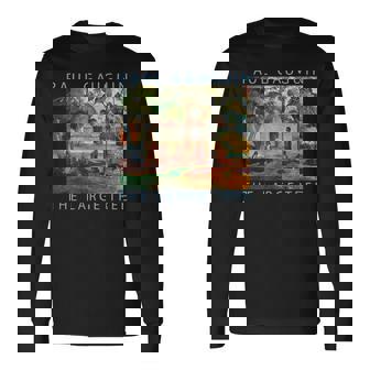 ゴーギャン 面白いtシャツ 名作 アート 印象派 絵画 メンズ レディース 面白い 服 美術 油彩画 長袖Tシャツ - Kawaiitshirt