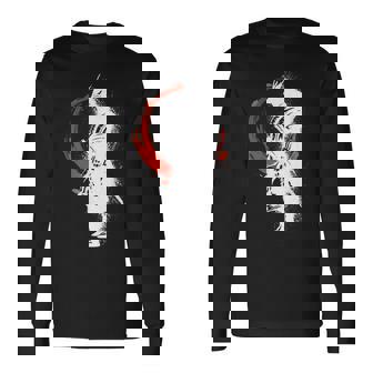 ゴーストサムライ 戦国武将 刀 アニメ マンガ 恋人 長袖Tシャツ - Kawaiitshirt