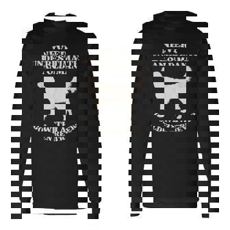 メンズ ゴールデンレトリバー お父さん 犬好き 長袖Tシャツ - Kawaiitshirt