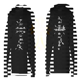 ゴールドクロス パヴェダイヤ2 長袖Tシャツ - Kawaiitshirt