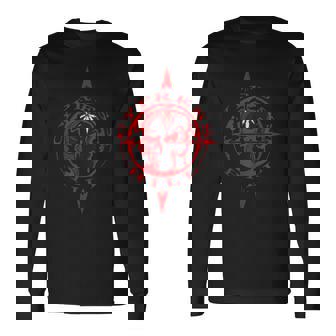 サイプレスヒル スカルとコンパス 長袖Tシャツ - Kawaiitshirt