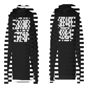 サウンドクルーtシャツ コンサートイベントスタッフ ブラックtシャツ 長袖Tシャツ - Kawaiitshirt