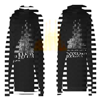 サグラダファミリア バルセロナ お土産 長袖Tシャツ - Kawaiitshirt