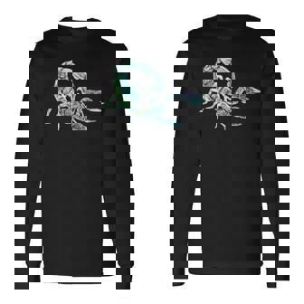 サソリ さそり座 蠍座 スコルピオ 長袖Tシャツ - Kawaiitshirt