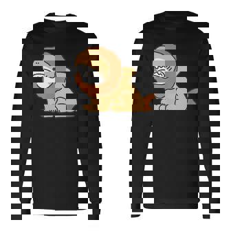 サメライオン さめ 鮫 シャーク 変な 長袖Tシャツ - Kawaiitshirt