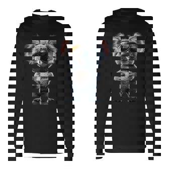 サングラスをかけたコアラ オーストラリア コアラ クマ かわいい コアラクマ 長袖Tシャツ - Kawaiitshirt