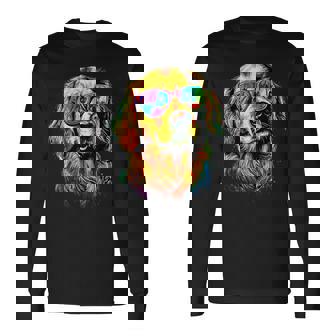 サングラスをかけたゴールデン・レトリーバー 犬が大好き 長袖Tシャツ - Kawaiitshirt