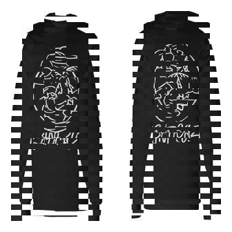 サンタクルーズ カリフォルニア サーフィン サーファー ビンテージ レトロ 長袖Tシャツ - Kawaiitshirt