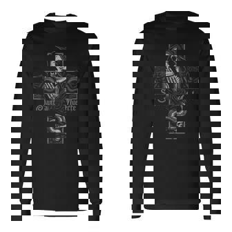 サンタ・ムエルテ 長袖Tシャツ - Kawaiitshirt