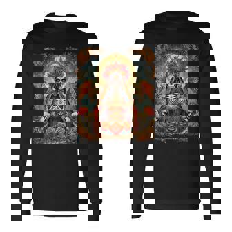 サンタ・ムエルテ・サン・デス 長袖Tシャツ - Kawaiitshirt