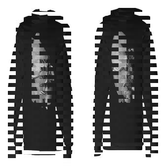 サーファー サーフボード サーフボード ビーチウェイブライダー 長袖Tシャツ - Kawaiitshirt