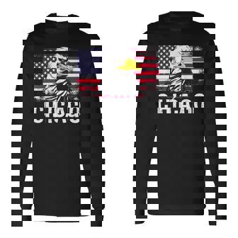 シカゴ Chicago 長袖Tシャツ - Kawaiitshirt