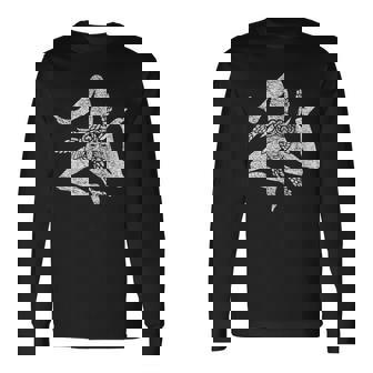 シチリア イタリア 旗 トリスケリオン シチリア パレルモ 地中海 長袖Tシャツ - Kawaiitshirt