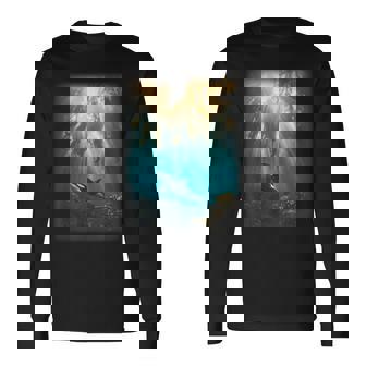 シャチが特徴的なシャチ。 長袖Tシャツ - Kawaiitshirt