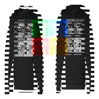 シュナウザー 面白いtシャツ 犬 かわいい メンズ 子供 おもしろ 服 雑貨 グッズ ネタ わんこ イヌ 長袖Tシャツ - Kawaiitshirt