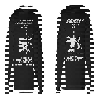 シュレディンガーの猫-死んで生きている-物理オタク 長袖Tシャツ - Kawaiitshirt