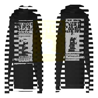 シュレディンガーキャット 長袖Tシャツ - Kawaiitshirt